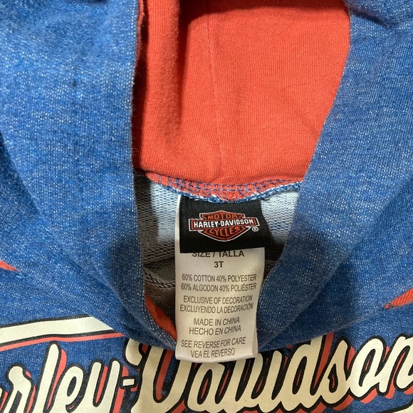 Toddler Harley Davidson hoodie - Picture 3 of 3